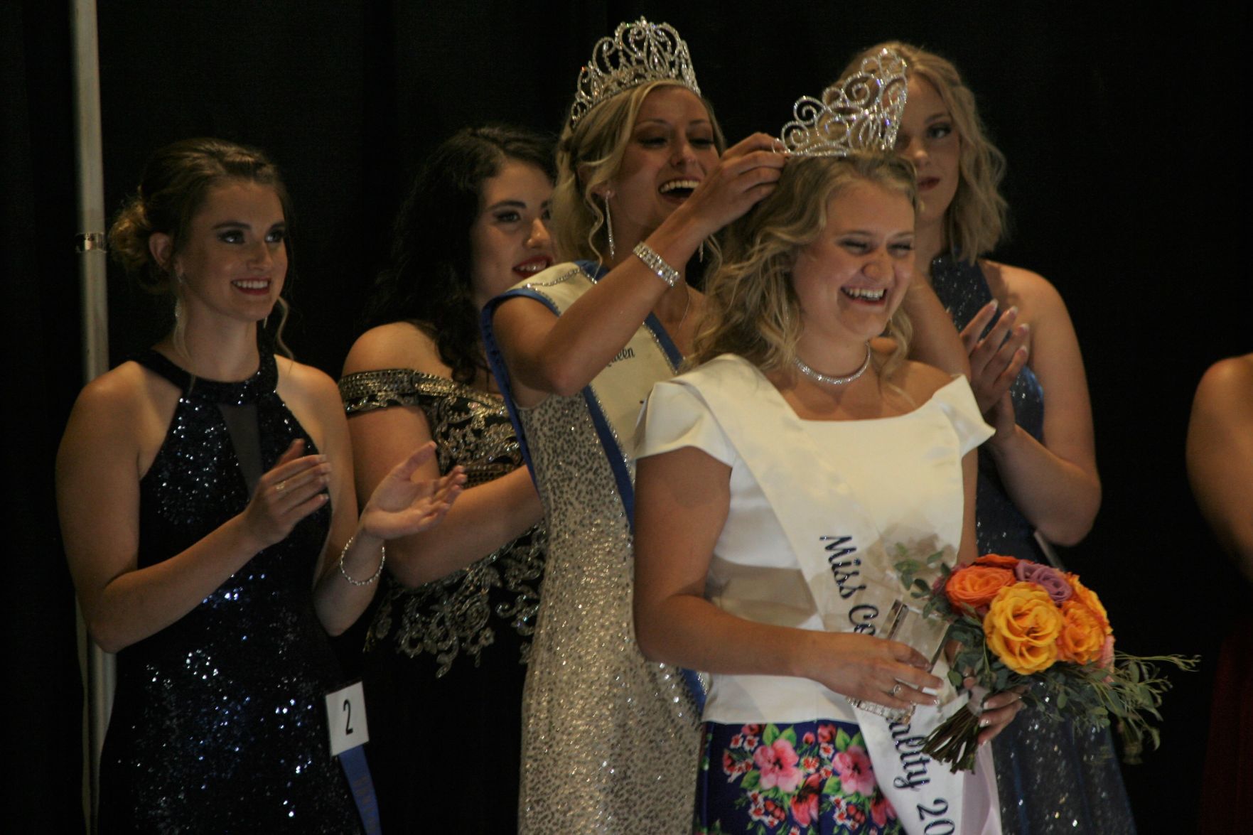 Meg Parpart crowned Porter County Fair Queen